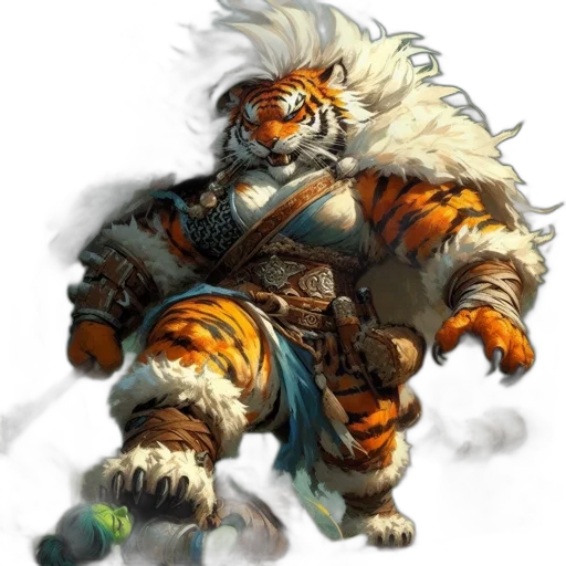 animal, creature, staff, fantasy art transparent PNG cut-out
