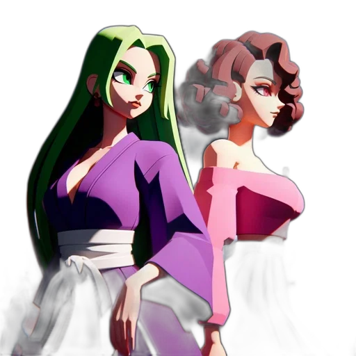 dress, concept art, pixel art, 3d render transparent PNG cut-out