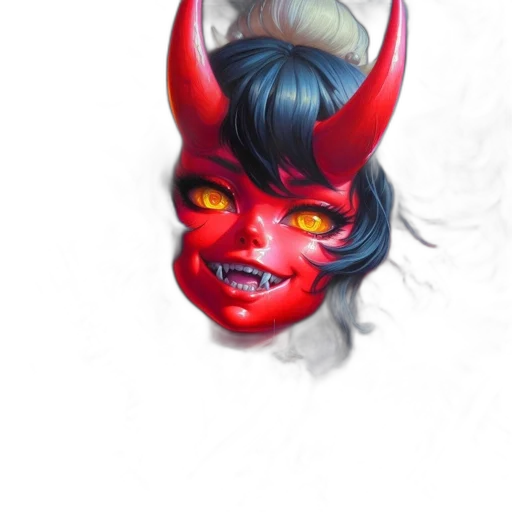 mask, face, dragon, creature transparent PNG cut-out
