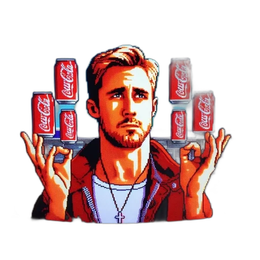 jacket, bottle, food, face transparent PNG cut-out