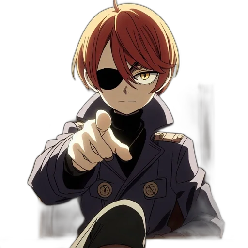 jacket, staff, weapon, anime transparent PNG cut-out