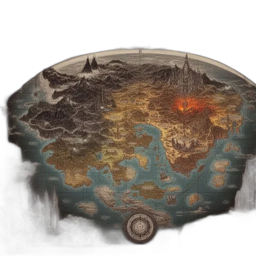 concept art, fantasy art, elaborate, mystical transparent PNG cut-out