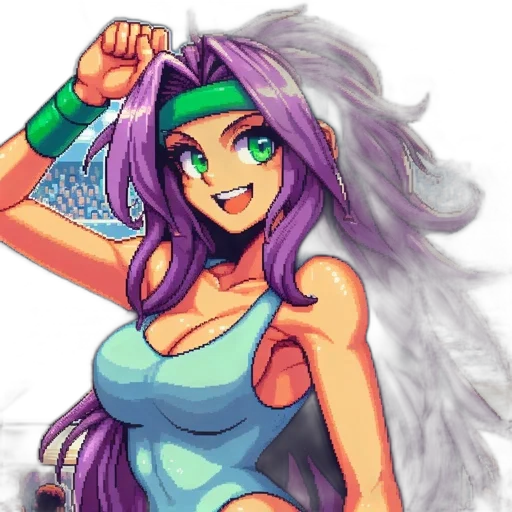 pixel art, anime, fantasy art, comic book art transparent PNG cut-out