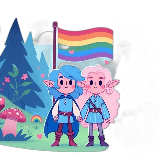 concept art, pixel art, cartoon, fantasy art transparent PNG cut-out