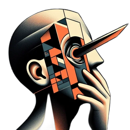face, mask, hat, staff transparent PNG cut-out