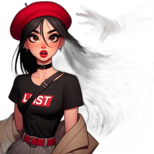staff, hat, jacket, dress transparent PNG cut-out