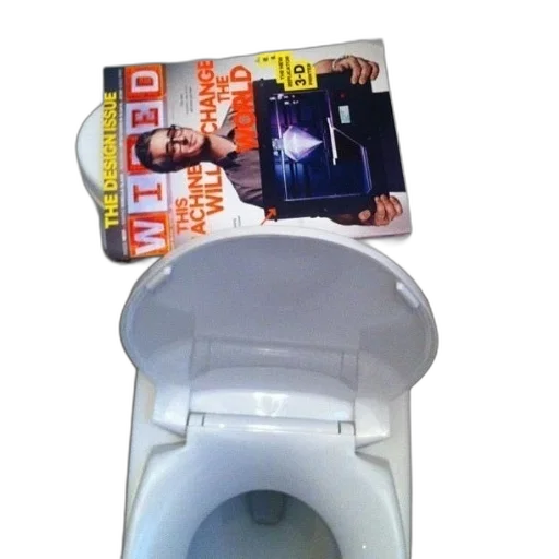 robot, magazine, toilet, seat transparent PNG cut-out