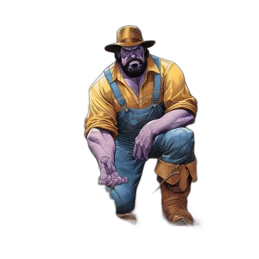 hat, staff, animal, weapon transparent PNG cut-out