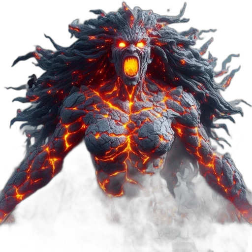 dragon, creature, hair, mask transparent PNG cut-out