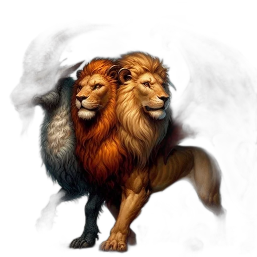 animal, fantasy art, concept art, photorealistic transparent PNG cut-out