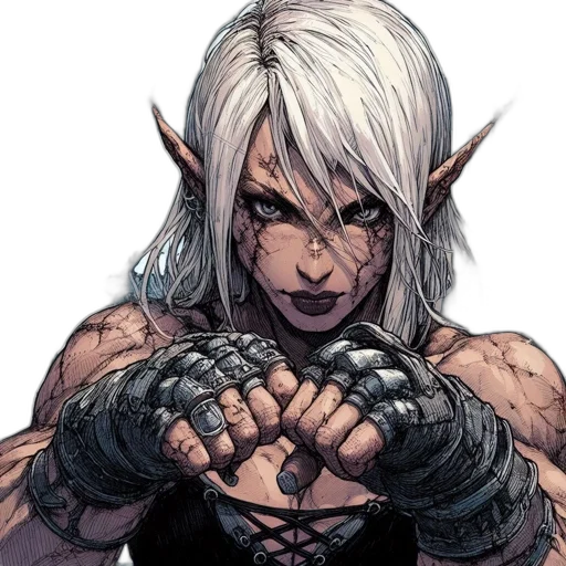comic book art, concept art, fantasy art, pixel art transparent PNG cut-out