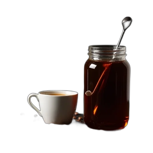 food, bottle, 3d render, photorealistic transparent PNG cut-out