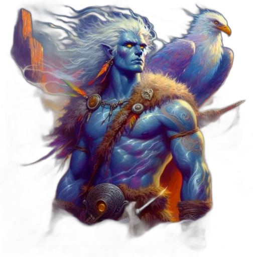 fantasy art, concept art, comic book art, pixel art transparent PNG cut-out