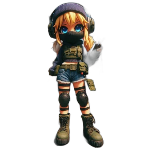 weapon, staff, robot, jacket transparent PNG cut-out