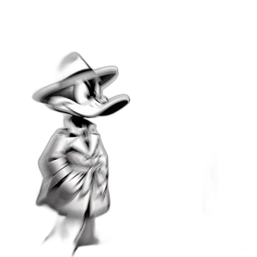 robot, hat, mask, staff transparent PNG cut-out