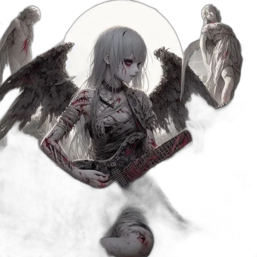 concept art, fantasy art, comic book art, anime transparent PNG cut-out