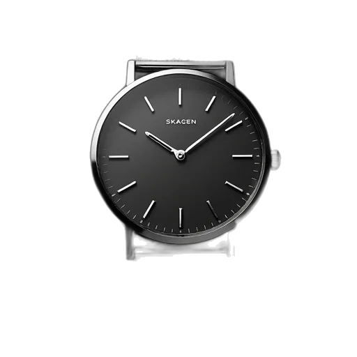 jewelry, monochrome, skagen, stainless transparent PNG cut-out