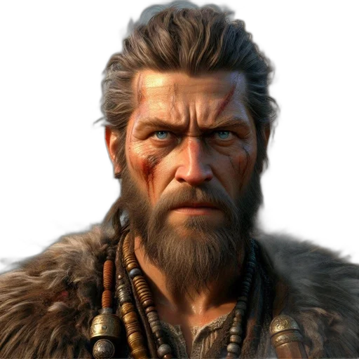 face, staff, animal, hair transparent PNG cut-out