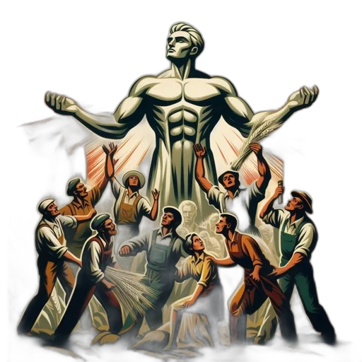 comic book art, concept art, iconic, poster transparent PNG cut-out