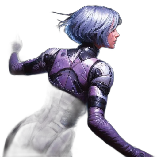 robot, concept art, comic book art, fantasy art transparent PNG cut-out