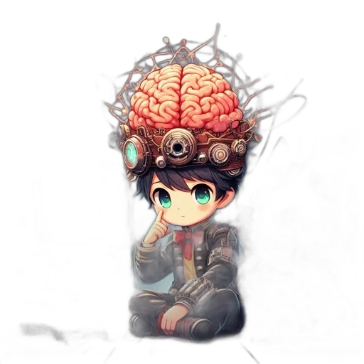 crown, hat, robot, creature transparent PNG cut-out