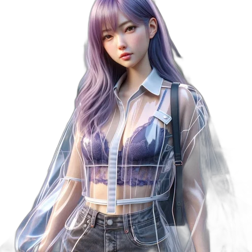 jacket, dress, concept art, photorealistic transparent PNG cut-out