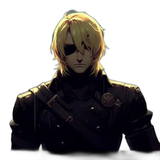 staff, face, jacket, crown transparent PNG cut-out