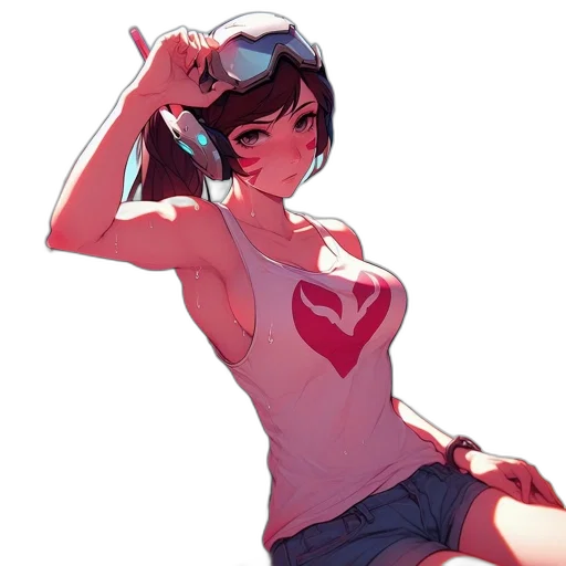dress, weapon, face, staff transparent PNG cut-out