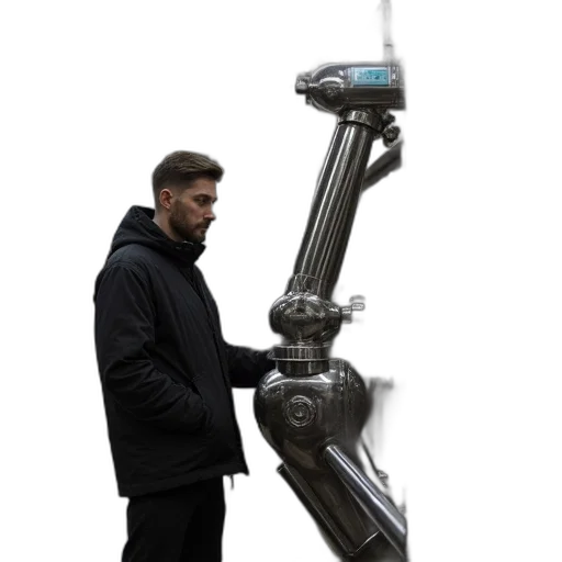 robot, staff, weapon, sword transparent PNG cut-out