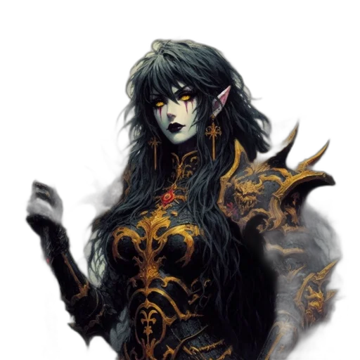 fantasy art, concept art, comic book art, pixel art transparent PNG cut-out