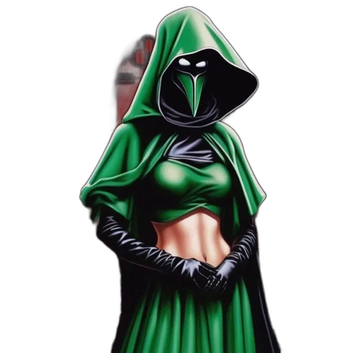 mask, comic book art, concept art, fantasy art transparent PNG cut-out