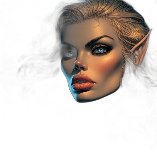 face, mask, fantasy art, concept art transparent PNG cut-out