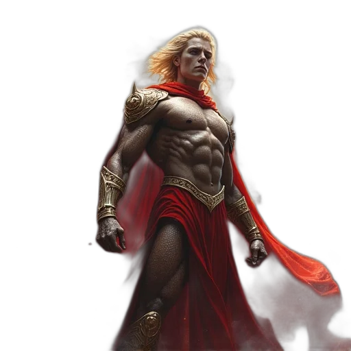concept art, comic book art, fantasy art, 3d render transparent PNG cut-out