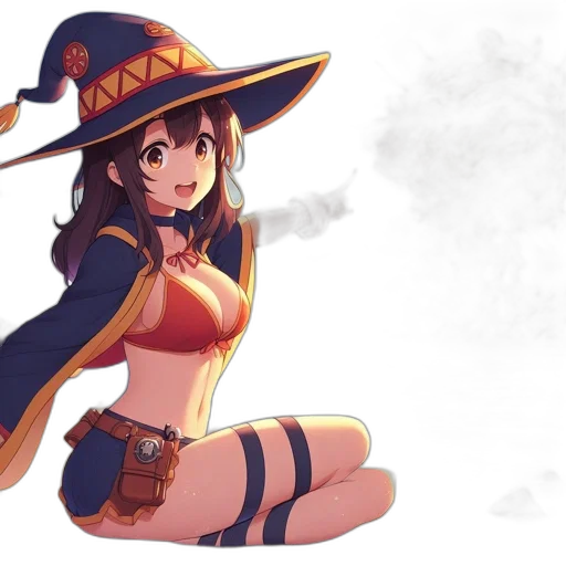 staff, hat, weapon, sword transparent PNG cut-out