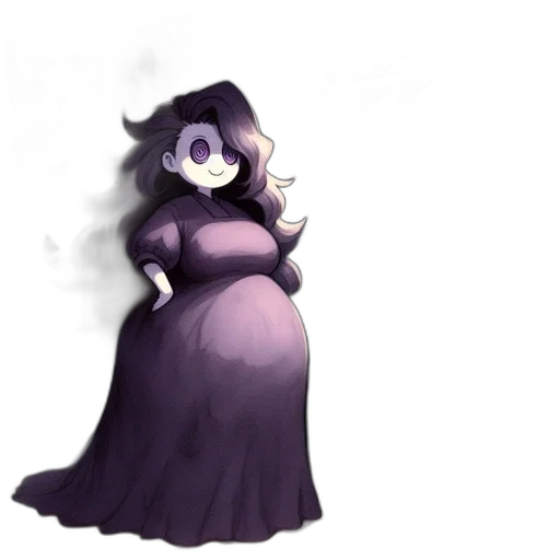 dress, mask, crown, staff transparent PNG cut-out