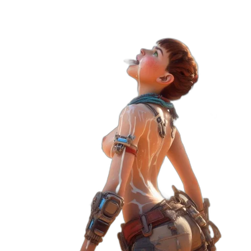 robot, weapon, dress, staff transparent PNG cut-out