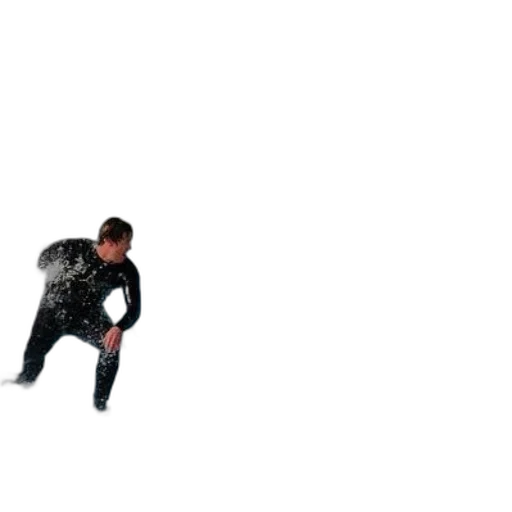 jacket, robot, staff, creature transparent PNG cut-out