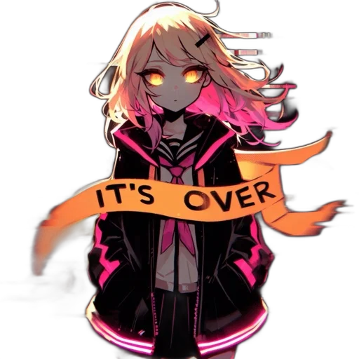 jacket, pixel art, cyberpunk, anime transparent PNG cut-out