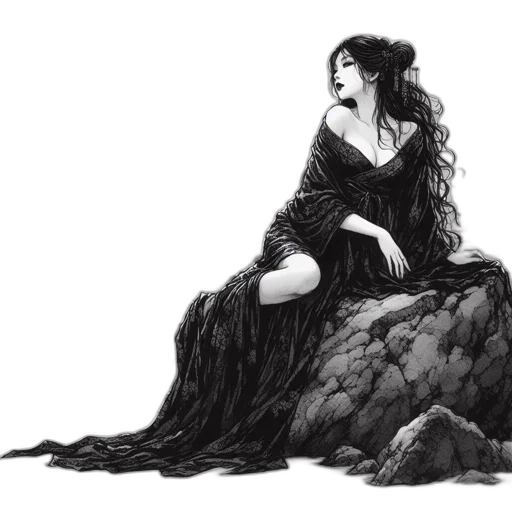 dress, crown, creature, concept art transparent PNG cut-out