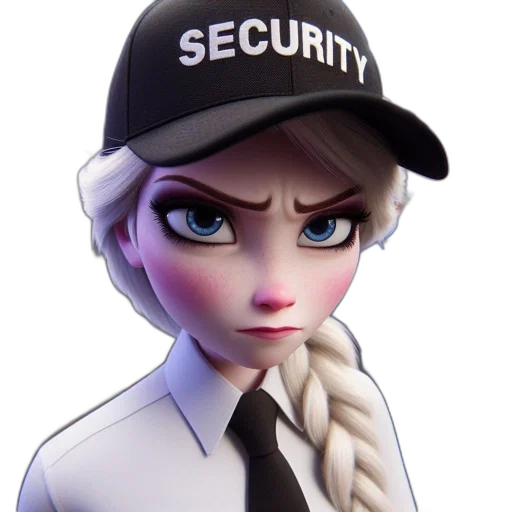 staff, hat, cartoon, 3d render transparent PNG cut-out