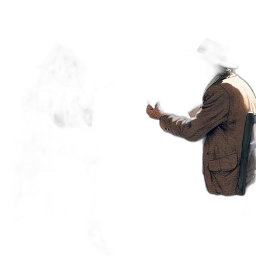 jacket, mask, robot, creature transparent PNG cut-out
