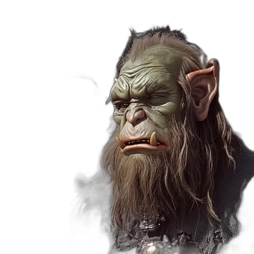 face, creature, concept art, fantasy art transparent PNG cut-out