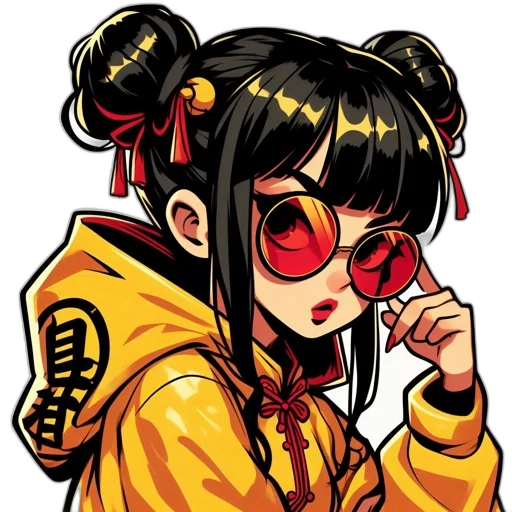 jacket, staff, face, anime transparent PNG cut-out