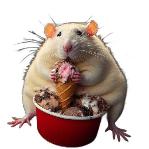 food, animal, creature, hat transparent PNG cut-out