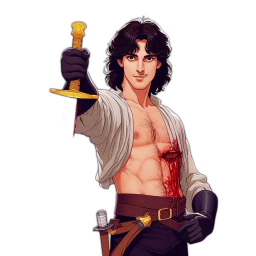 sword, staff, weapon, fantasy art transparent PNG cut-out