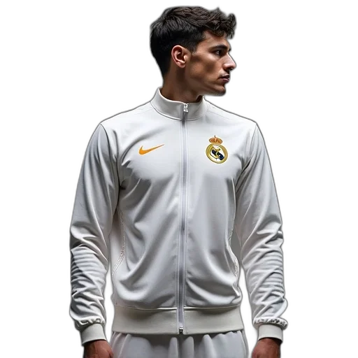 jacket, real, madrid, presentation transparent PNG cut-out
