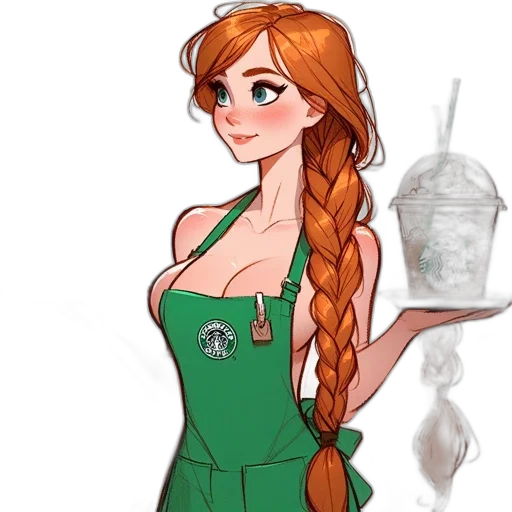 dress, concept art, fantasy art, cartoon transparent PNG cut-out