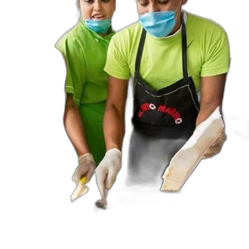 staff, mask, furniture, photorealistic transparent PNG cut-out