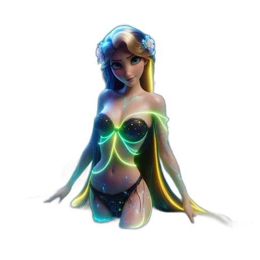 dress, concept art, 3d render, fantasy art transparent PNG cut-out