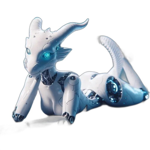dragon, robot, creature, animal transparent PNG cut-out